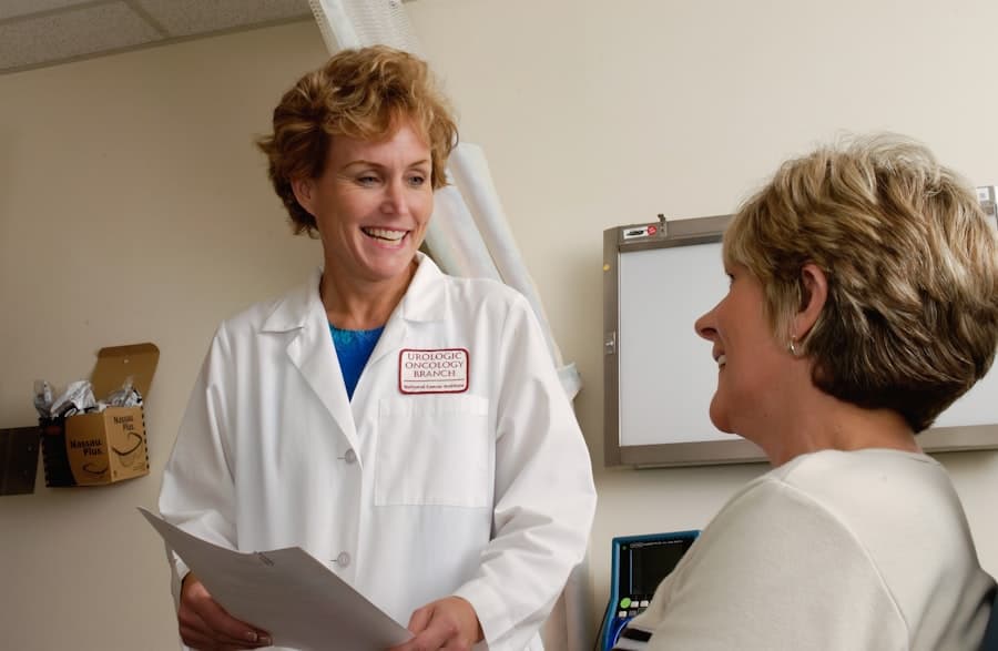 Doctor preparing for an online consultation
